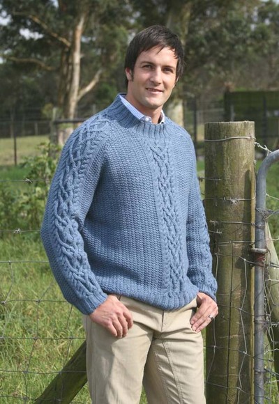 CABLE PULLOVER FOR MEN