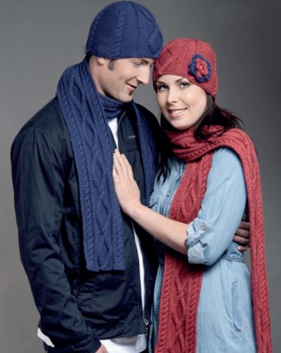BEANIE AND SCARF FOR HIM AND HER