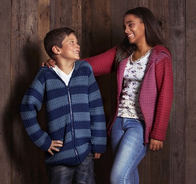 STRIPED UNISEX HOODIE