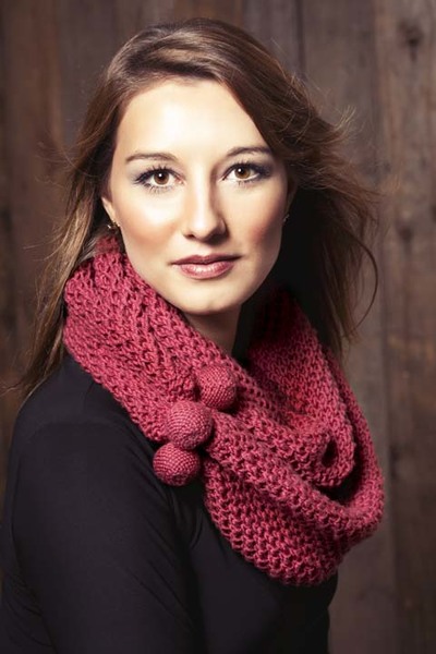 HARMONY BOBBLE BUTTON COWL