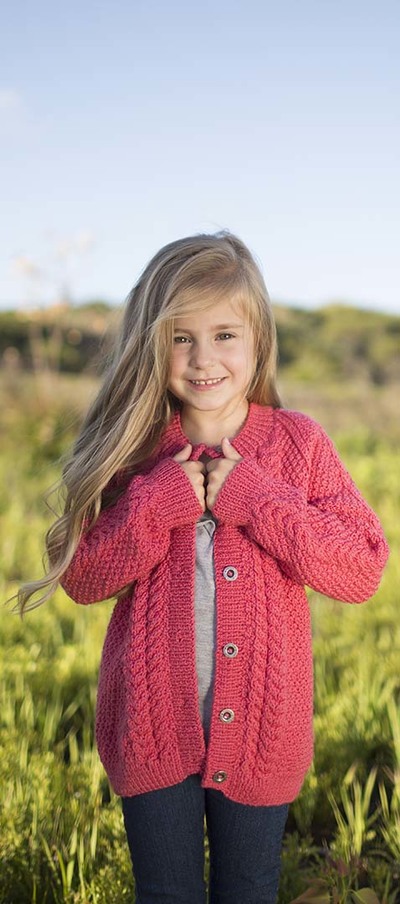 KIDDIES CABLE CARDIGANS