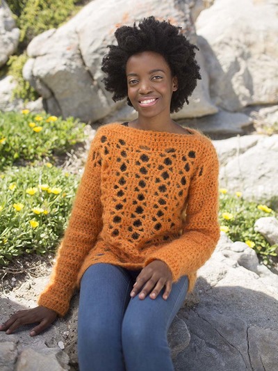 OPEN STITCH PULLOVER